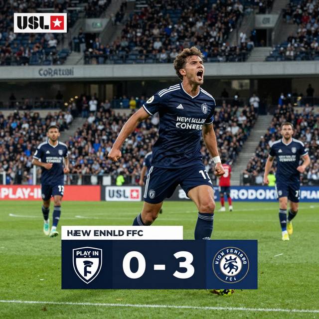 New England FC 0-3 Ironbound: Bị loại khỏi Play-in USL League Two
