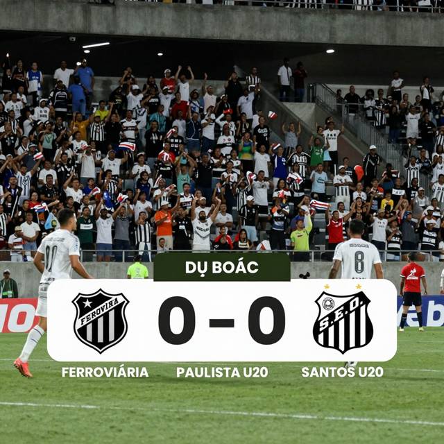 DỰ ĐOÁN FERROVIÁRIA U20 VS SANTOS U20 – VÒNG 7 PAULISTA U20 2026